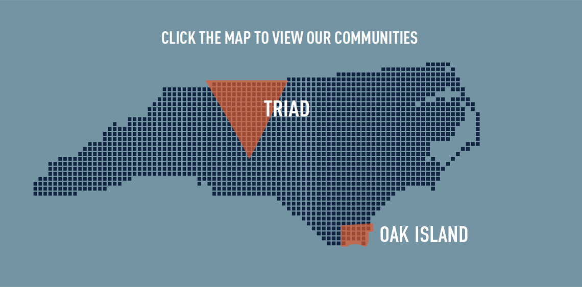 Click the Map to View New Home Communities