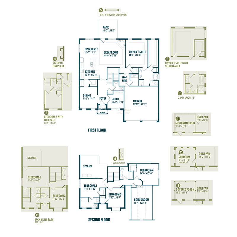 Ellington French Country A 4 Bedroom 3 Bath Home In Sage Creek A